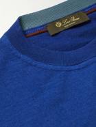 Loro Piana - Silk, Wool and Cashmere-Blend Sweater - Blue