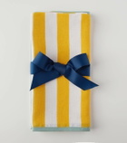 La DoubleJ Riviera Giallo Large set of 2 linen napkins