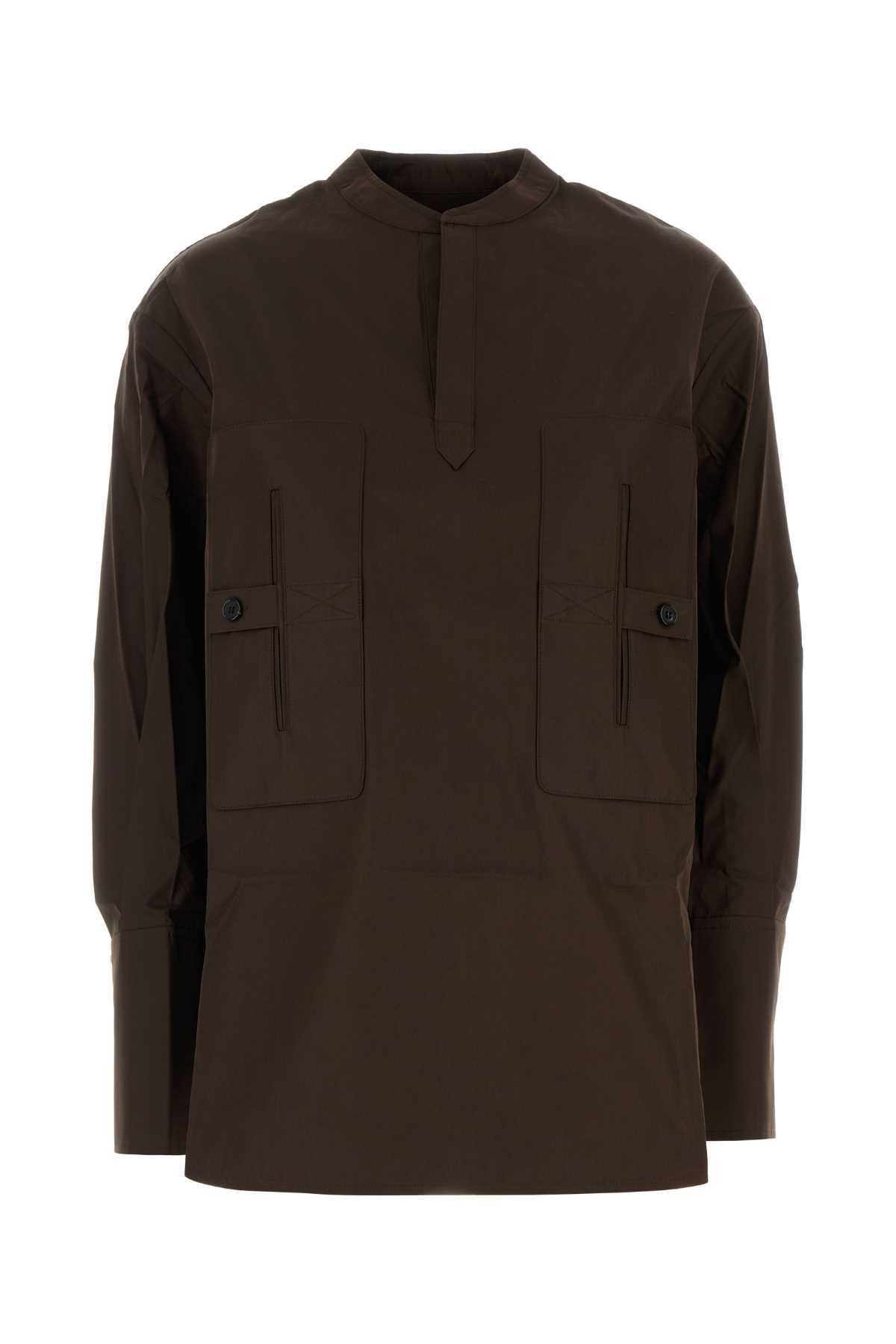 Co Brown Poplin Shirt