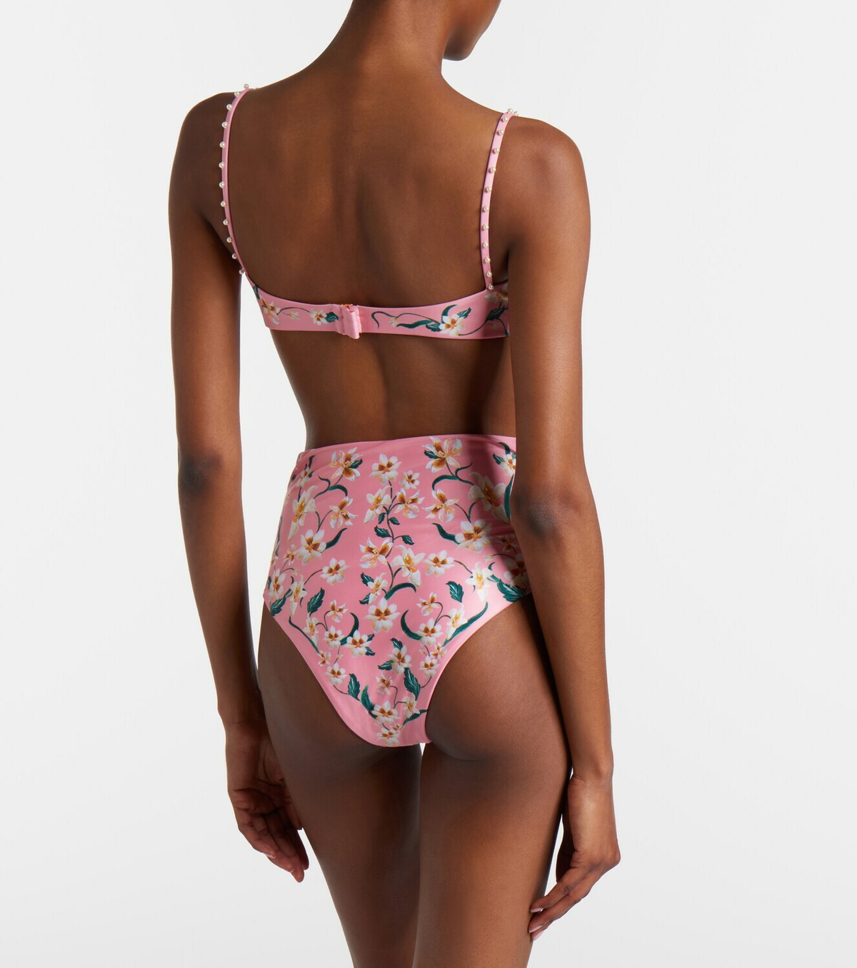 Agua by Agua Bendita Magenta floral bikini bottoms