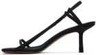 NEOUS Black Merga Heeled Sandals