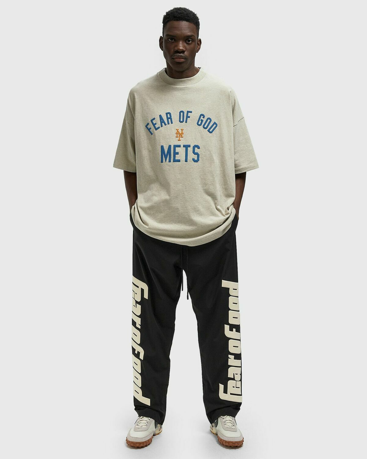 Fear of God Essentials MLB RELAXED TRACKPANTS Black Mens Track