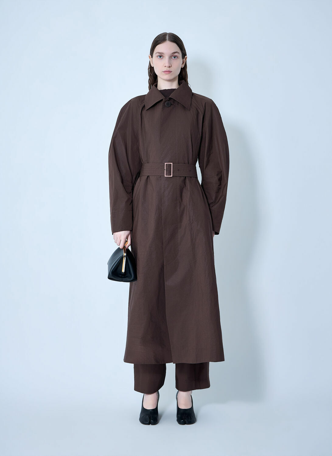 Issey Miyake Akimbo Oversized Trench Coat