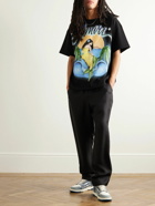 AMIRI - Oversized Logo-Print Cotton-Jersey T-Shirt - Black