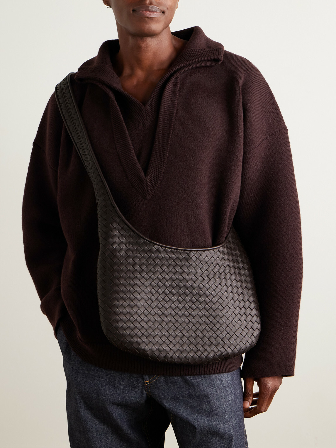 Bottega Veneta - Intrecciato Leather Messenger Bag