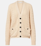 Blazé Milano Ket cable-knit cotton cardigan