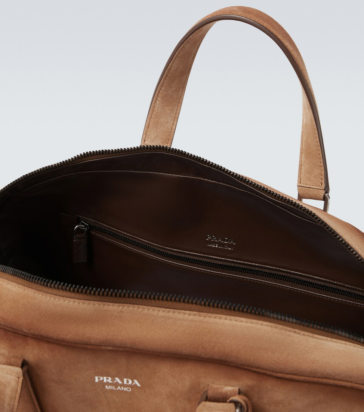 Prada Suede duffel bag