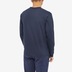 Adsum Men's Long Sleeve Classic Pocket T-Shirt in Dark Navy