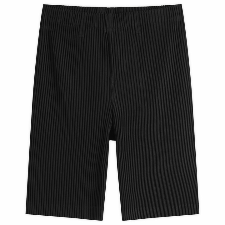 Photo: Homme Plissé Issey Miyake Men's Pleated Shorts in Black