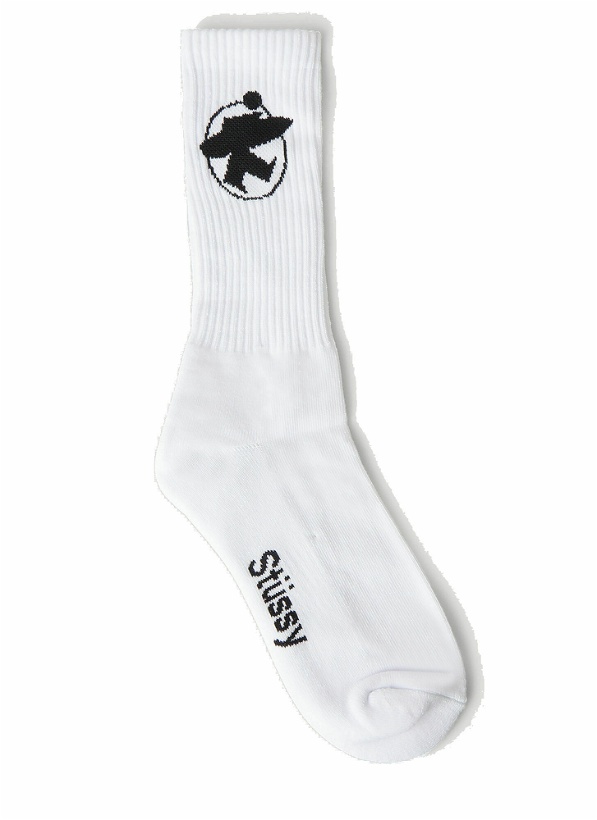 Photo: Surfman Crew Socks in White