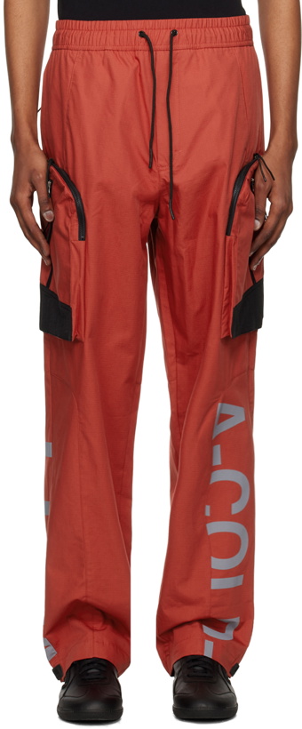 Photo: A-COLD-WALL* Red Overset Tech Cargo Pants