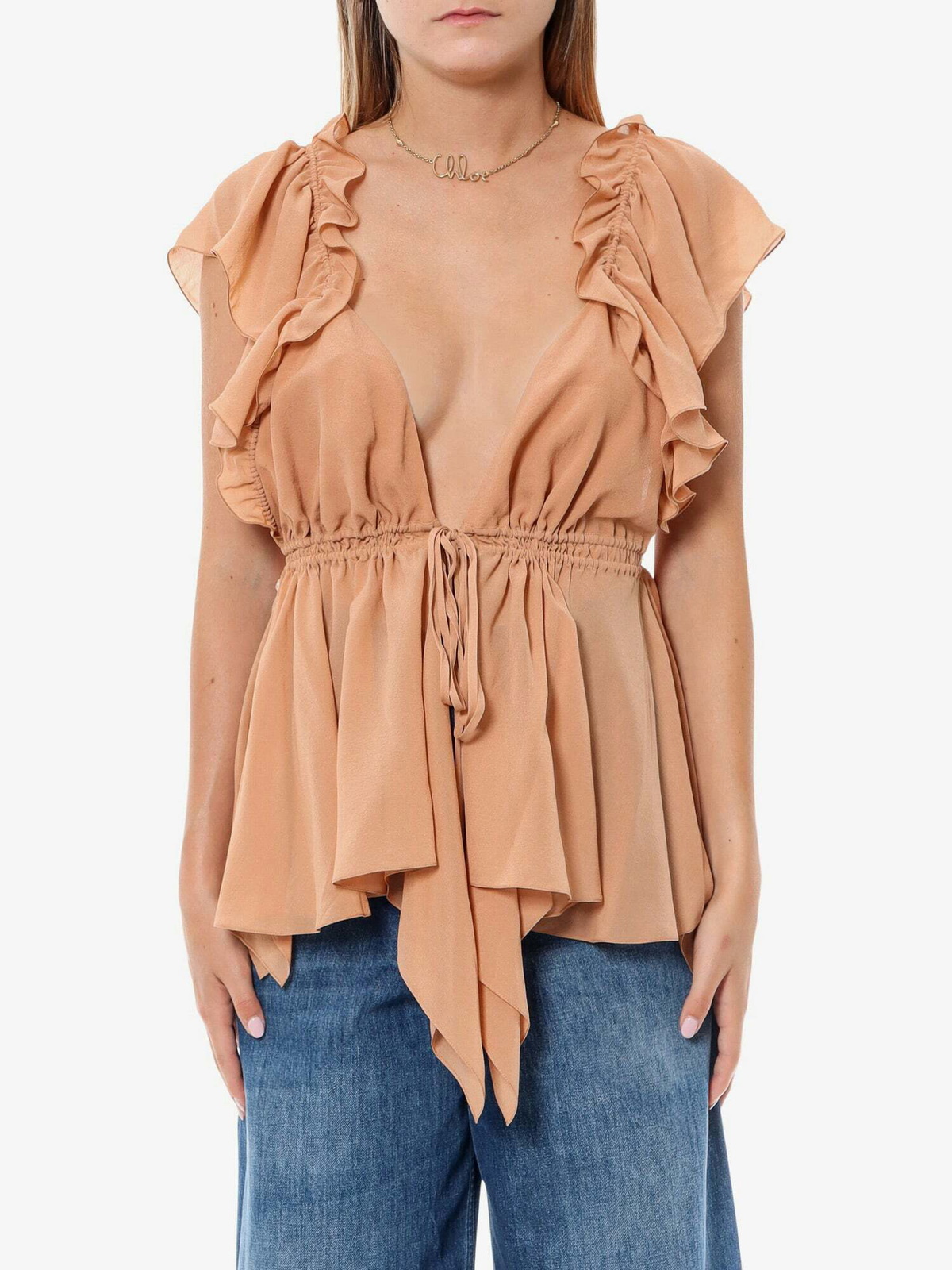 Chloe' Pink Top Womens