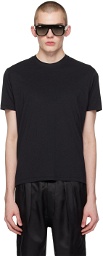 TOM FORD Black Embroidered T-Shirt