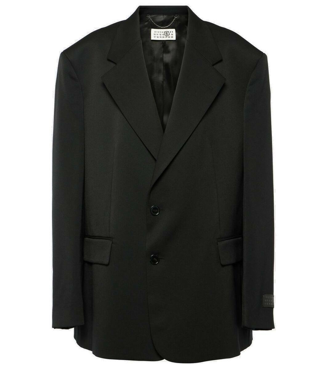 MM6 Maison Margiela Oversized wool-blend blazer MM6 Maison Margiela