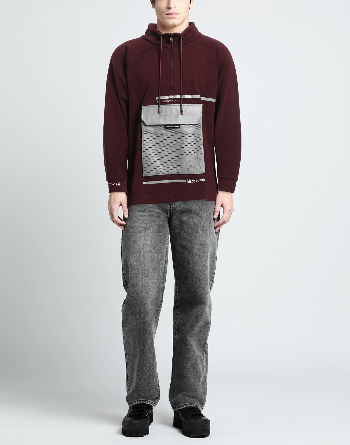 Dolce & gabbana Mens Sweatshirt Burgundy