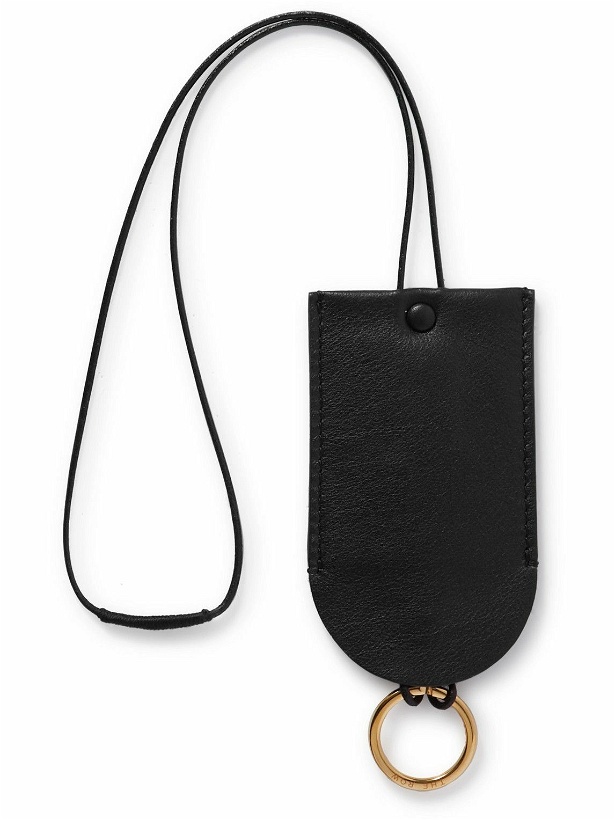 Photo: The Row - Billy Leather and Gold-Tone Key Fob