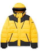 Colmar - Chamonix Two-Tone Quilted Hooded Down Ski Jacket - Yellow