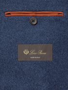 Loro Piana - Unstructured Silk and Cashmere-Blend Blazer - Blue