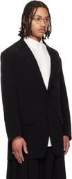 YOHJI YAMAMOTO Black TA Tuxedo 2 Buttons Blazer