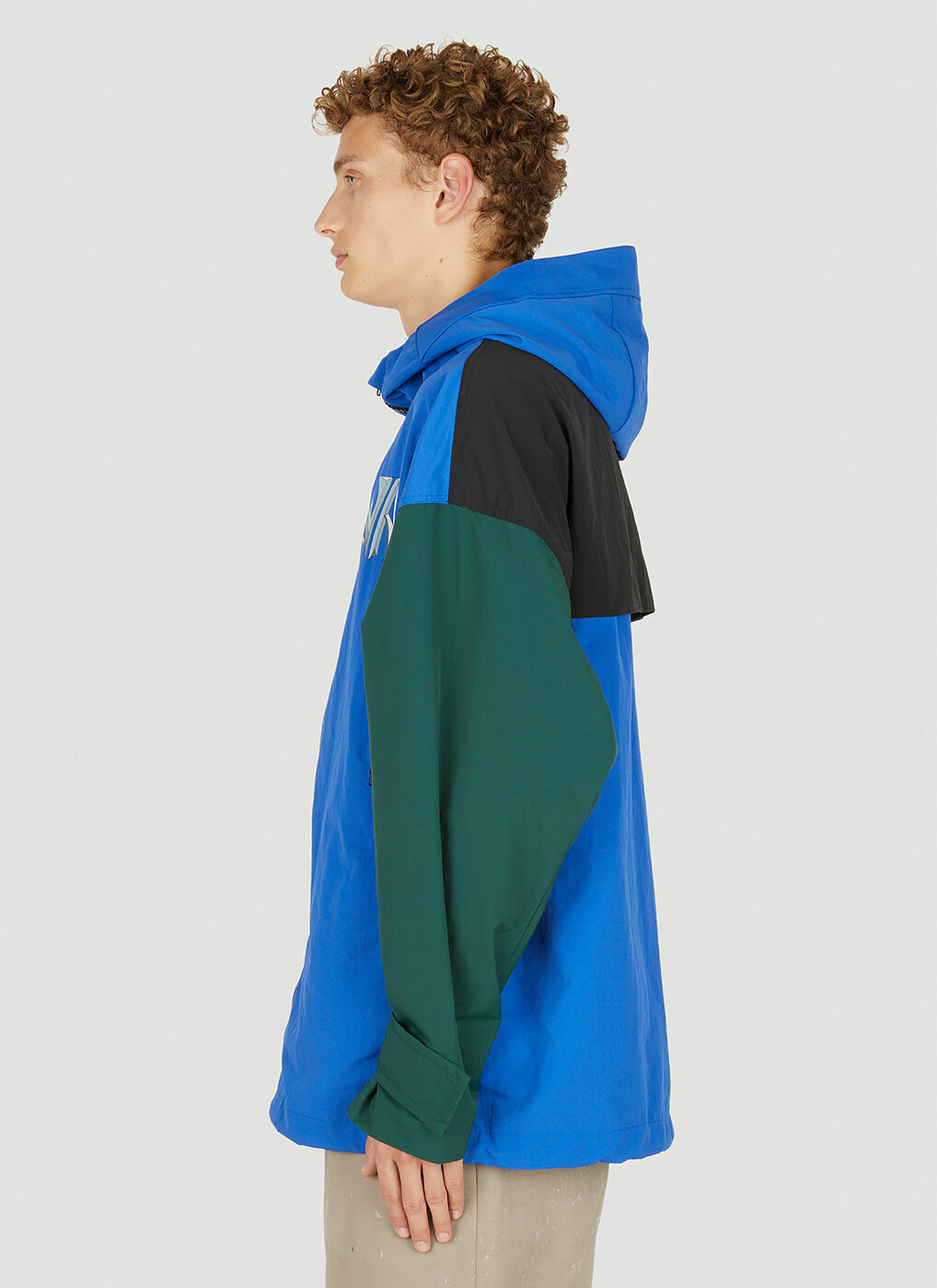 Colour block clearance parka