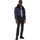 Moncler Navy Maglia Cardigan Hoodie