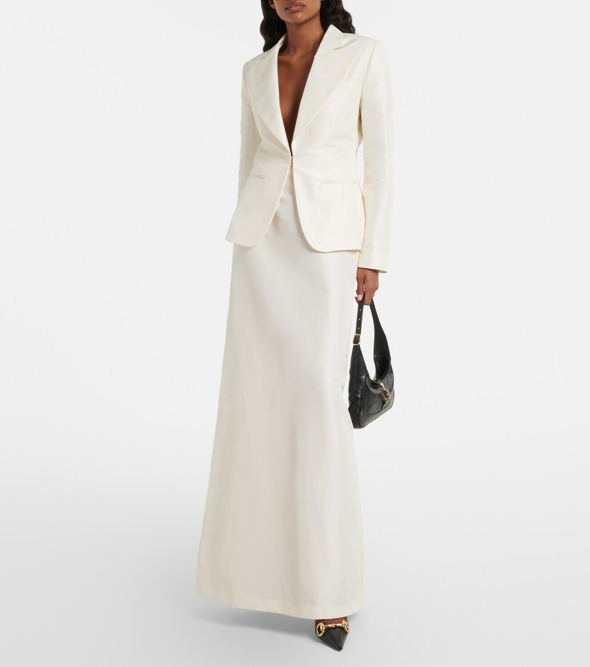Gucci Silk faille blazer