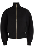 Joseph Sable Milano-knit Bomber Jacket Black