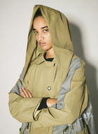 Kiko Kostadinov Herne Hooded Trench Coat
