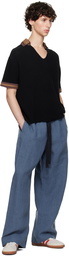 COMMAS Blue Wide-Leg Trousers