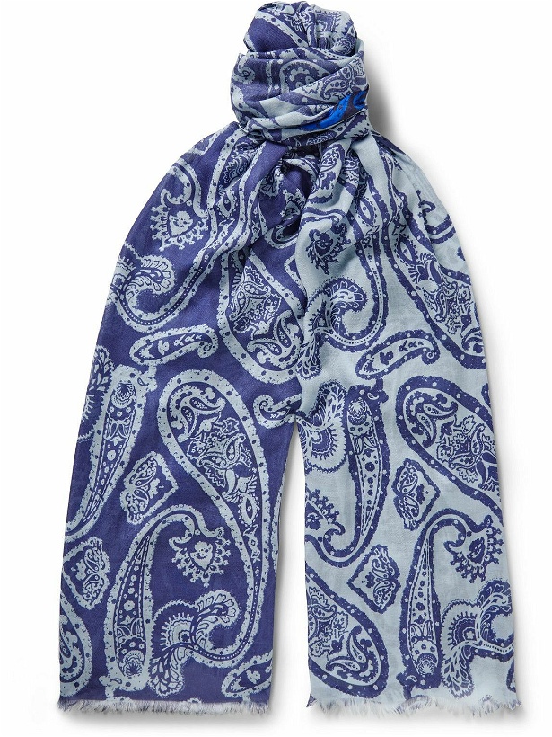 Photo: Etro - Paisley-Print Modal and Cashmere-Blend Twill Scarf