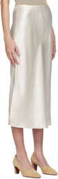 Max Mara Leisure White Alessio Midi Skirt