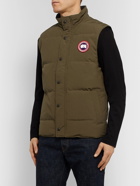 CANADA GOOSE - Garson Slim-Fit Quilted Arctic Tech Down Gilet - Green