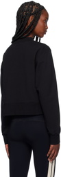 Palm Angels Black Classic Logo Fitted Sweatshirt