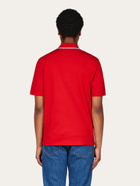 Ferragamo Mens Polo - Citymatch Capsule in Red