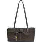 OSOI Gray Shoulder Brocle Bag