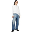 MM6 Maison Margiela White Long-Sleeved T-shirt