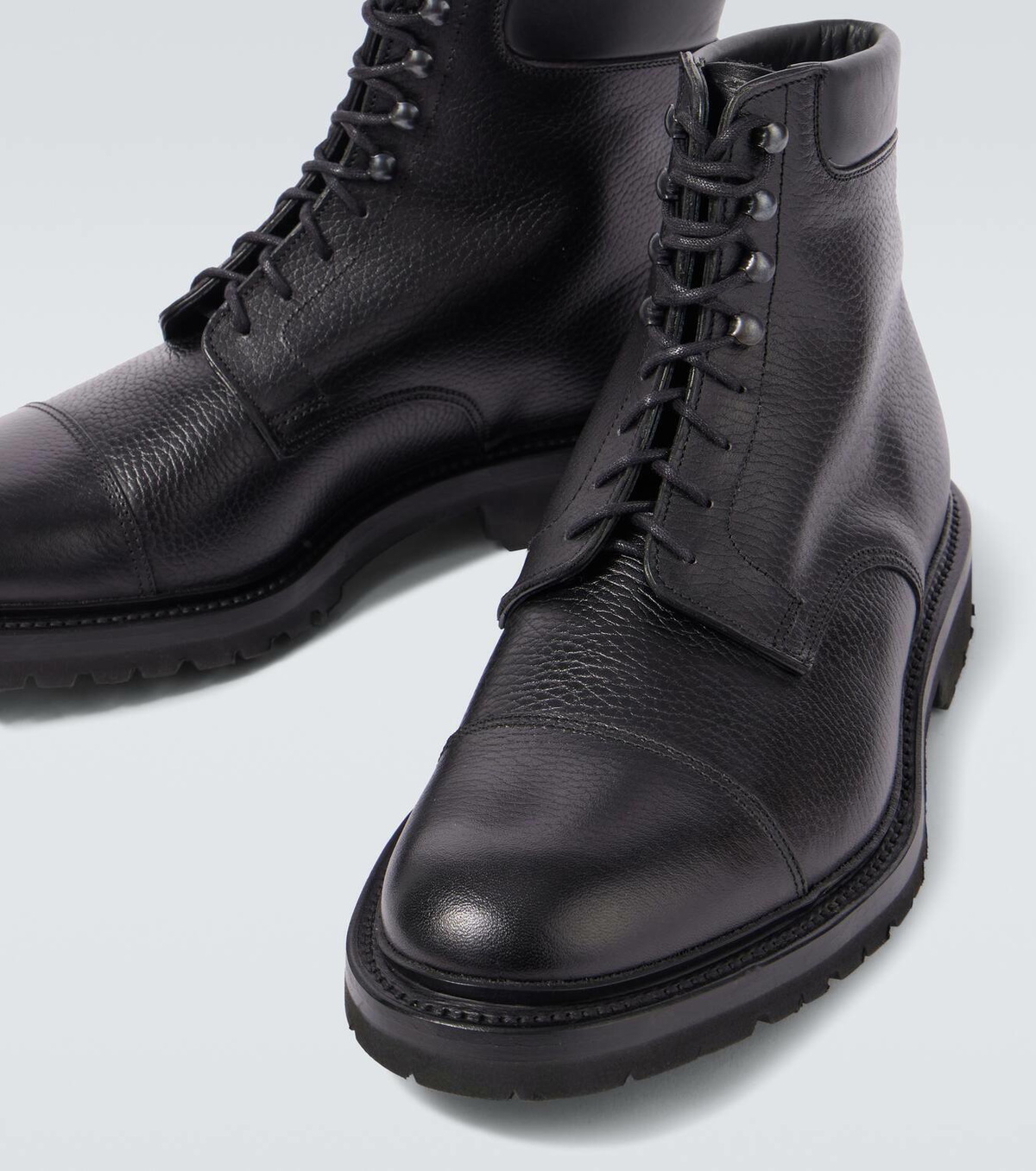 George Cleverley Taron II leather lace-up boots