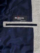Kiton - Slim-Fit Woven Blazer - Gray