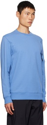 C.P. Company Blue Diagonal Raised Sweatshirt