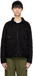 Engineered Garments Black Button Denim Jacket