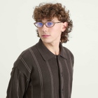 Le Specs Duskfall Blue Light Optical Glasses in Dark Cocoa/Blue Light Lens 