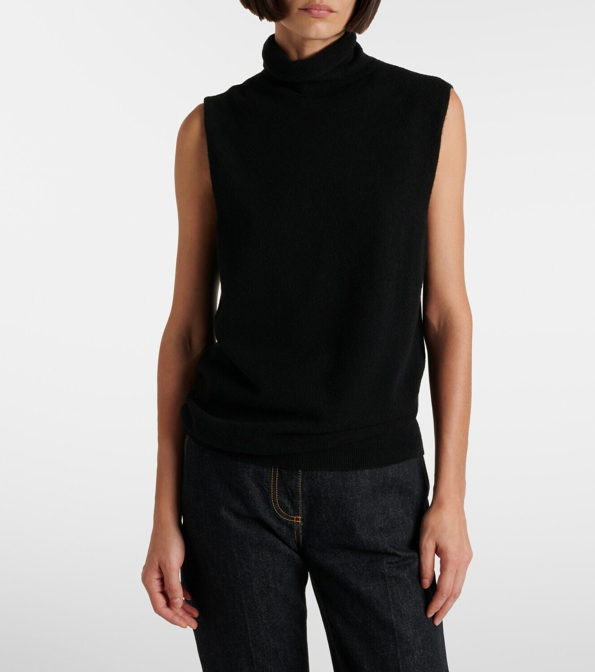 The Row Meritas cashmere turtleneck sweater