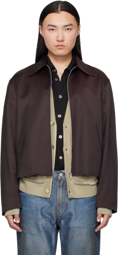 Photo: OUR LEGACY Brown Mini Jacket