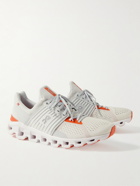 ON - Cloudswift Rubber-Trimmed Recycled Mesh Running Sneakers - Neutrals