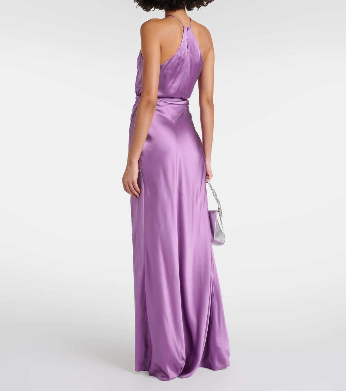 The Sei Asymmetric silk gown