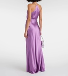 The Sei Asymmetric silk gown