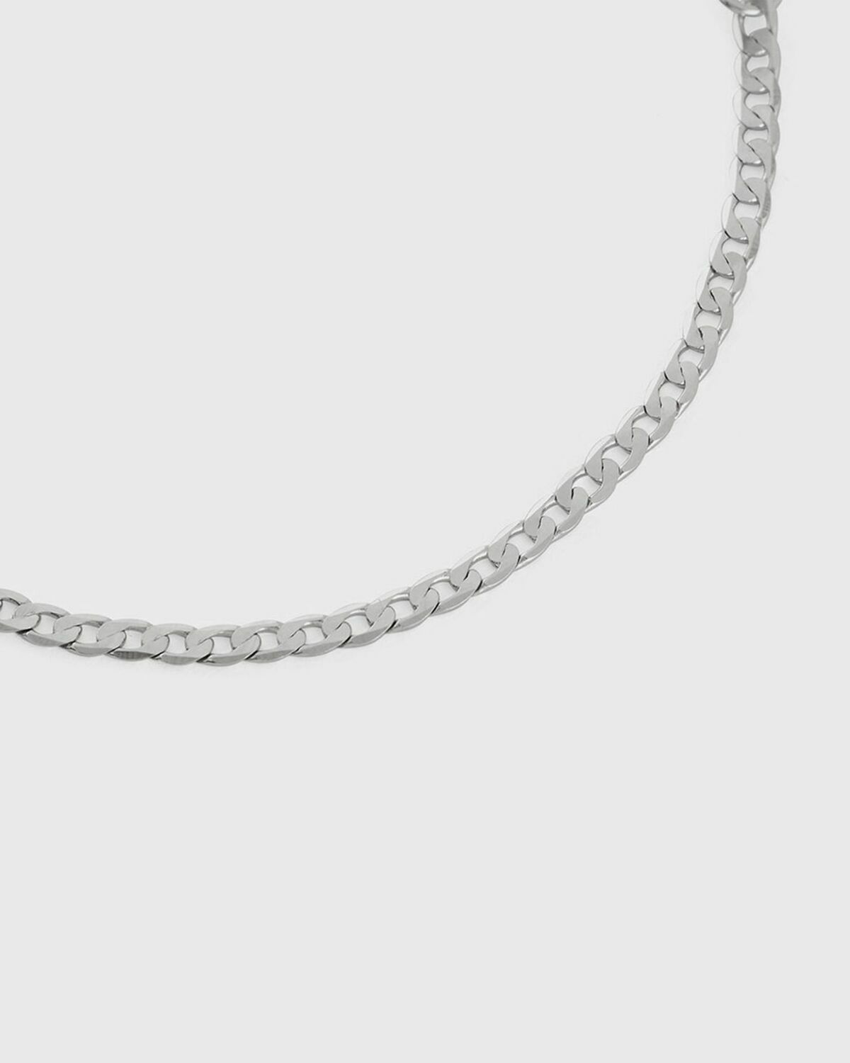 Serge De Nimes Silver Flat Cuban Chain Bracelet Silver Jewellery
