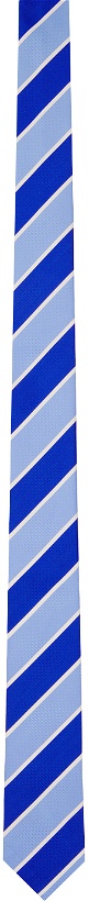 Photo: Thom Browne Blue Awning Stripe Neck Tie