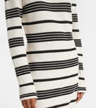 Moncler Cotton-blend midi dress