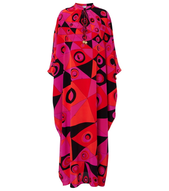 Photo: Pucci Occhi silk twill kaftan